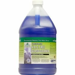 Concentrated V.O.C. Free Glass Cleaner, Gallon Bottle, 2 Bottles