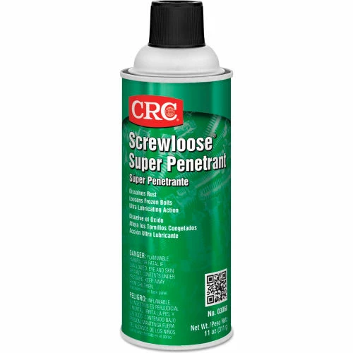 CRC Screwloose Super Penetrants - 11 oz - Aerosol Can - 03060 - Pkg Qty 12 3 CRC Screwloose Super Penetrants - 11 oz - Aerosol Can - 03060 - Pkg Qty 12