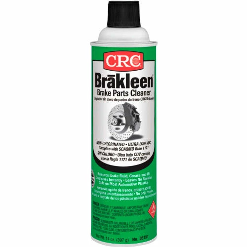CRC Brakleen Non-Chlorinated Brake Parts Cleaners-14 oz Aerosol Can - Very Low VOC - 05151 - Pkg Qty 12 3 CRC Brakleen Non-Chlorinated Brake Parts Cleaners-14 oz Aerosol Can - Very Low VOC - 05151 - Pkg Qty 12