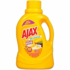 Ajax Laundry Detergent Liquid, Stain Be Gone, Linen and Limon Scent, 40 Loads, 60 oz. Bottle
