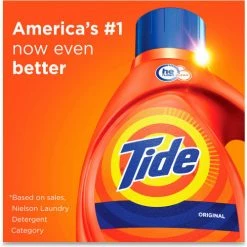 Tide HE Laundry Detergent, Original Scent, Liquid, 64 Loads, 92 oz. Bottle, 4/Case 11 Tide HE Laundry Detergent, Original Scent, Liquid, 64 Loads, 92 oz. Bottle, 4/Case -Cleaning Chemicals & Lubricants Shop PGC40217 03