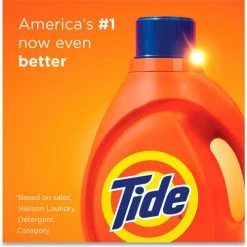 Tide® Liquid Laundry Detergent, Original Fresh Scent, 64 Loads, 92 oz. Bottle -Cleaning Chemicals & Lubricants Shop PGC40218EA 03