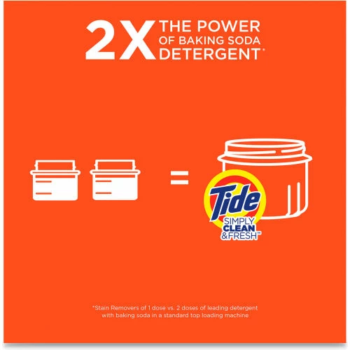 Tide Simply Clean and Fresh Laundry Detergent, Refreshing Breeze, 64 Loads, 92 oz. Bottle 4 Tide Simply Clean and Fresh Laundry Detergent, Refreshing Breeze, 64 Loads, 92 oz. Bottle - Image 2