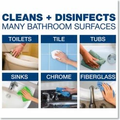 P&G Professional Dilute 2 Go, Comet Disinfecting - Sanitizing Bathroom Cleaner, Citrus Scent, 4.5 Liter Jug -Cleaning Chemicals & Lubricants Shop PGC72002 04