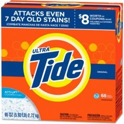 Tide HE Laundry Detergent Powder, 95 oz. Box, 3 Boxes - 84997