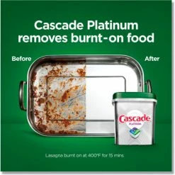 Cascade® Fresh Scent ActionPacs, 34.5 oz. Tub, 62 Packets/Tub, 3 Tubs -Cleaning Chemicals & Lubricants Shop PGC97726 03