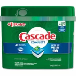Cascade® Fresh Scent ActionPacs, 22.5 oz. Tub, 43 Packets/Tub, 6 Tubs