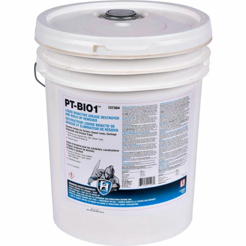 Hercules PT-BIO1 Bioactive Grease Destroyer & Build Up Remover, 5 Gallon Pail - 137304 3 Hercules PT-BIO1 Bioactive Grease Destroyer & Build Up Remover, 5 Gallon Pail - 137304
