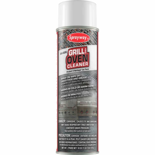 Sprayway Grill and Oven Cleaner, 20 oz. Aerosol Can - SW826 - Pkg Qty 12 3 Sprayway Grill and Oven Cleaner, 20 oz. Aerosol Can - SW826 - Pkg Qty 12