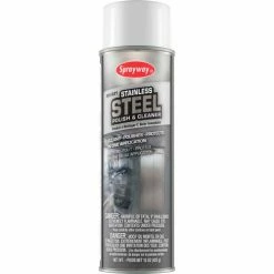 Sprayway Stainless Steel Cleaner & Polish, 20 oz. Aerosol Can - SW841 - Pkg Qty 12