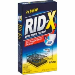 Rid-X Septic System Treatment Concentrated Powder, 9.8 oz. Box, 12 Boxes/Carton