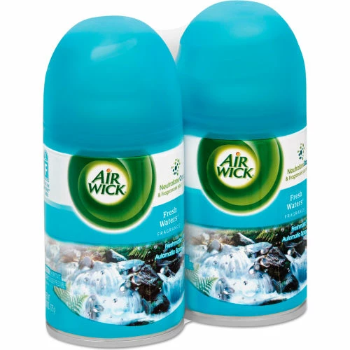 Air Wick® Freshmatic Ultra Spray Refill, Fresh Waters, Aerosol, 5.89 oz., 2/Pack 3 Packs/Case 4 Air Wick® Freshmatic Ultra Spray Refill, Fresh Waters, Aerosol, 5.89 oz., 2/Pack 3 Packs/Case - Image 2