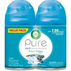 Air Wick® Freshmatic Ultra Automatic Spray Refill, Fresh Waters, Aerosol, 5.89 oz., 2/Pack