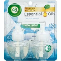 Air Wick® Scented Oil Refill, Fresh Linen, 0.67 oz., 2/Pack -Cleaning Chemicals & Lubricants Shop RAC82291PK 03