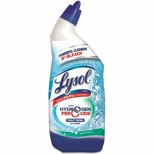 Lysol Toilet Bowl Cleaner with Hydrogen Peroxide, Cool Spring Breeze, 24 oz. Bottle 3 Lysol Toilet Bowl Cleaner with Hydrogen Peroxide, Cool Spring Breeze, 24 oz. Bottle