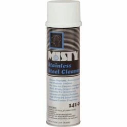 Misty Stainless Steel Cleaner, 15 oz. Aerosol Can, 12 Cans - 1001541