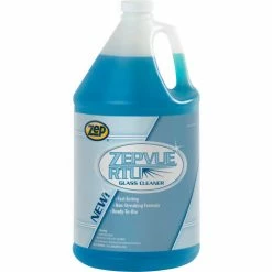 Zep VUE Ready-to-Use Heavy Duty Glass Cleaner, Gallon Bottle, 4 Bottles/Case