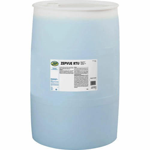 Zep VUE Ready-to-Use Heavy Duty Glass Cleaner, 55 Gallon Drum 3 Zep VUE Ready-to-Use Heavy Duty Glass Cleaner, 55 Gallon Drum