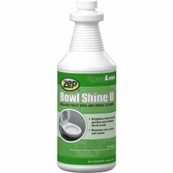 Zep Bowl Shine Cleaner and Deodorizer, Quart Bottle, 12 Bottles/Case