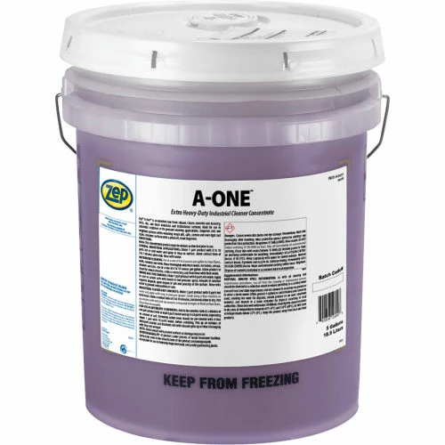 Zep A-ONE Heavy Duty Industrial Cleaner, 5 Gallon Pail 3 Zep A-ONE Heavy Duty Industrial Cleaner, 5 Gallon Pail