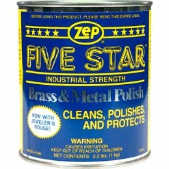 Zep Five Star™ Brass and Metal Polish, 2.2 Lb. Can, 4 Cans/Case