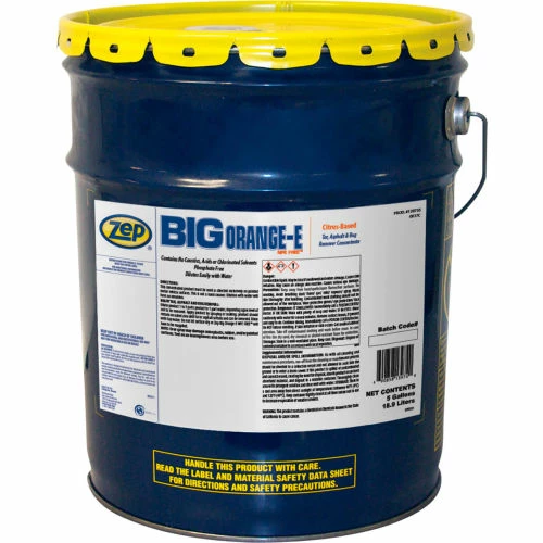 Zep Big Orange-E NPE Non-Petroleum Cleaner & Degreaser, 5 Gallon Pail 3 Zep Big Orange-E NPE Non-Petroleum Cleaner & Degreaser, 5 Gallon Pail