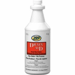 Zep Drain Aid™ Odorless Drain Pipe Cleaner, 32 oz. Bottle, 12 Bottles/Case