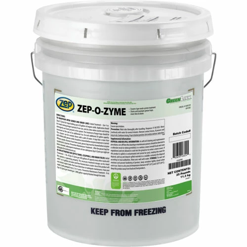 Zep-O-Zyme Enzyme Type Waste System Treatment, 25 Lb. Pail 3 Zep-O-Zyme Enzyme Type Waste System Treatment, 25 Lb. Pail