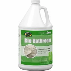 Zep Bio Bathroom Cleaner, Gallon Bottle, 4 Bottles/Case