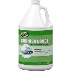 Zep Burnish Booster™ Cleaner & Gloss Restorer, Gallon Bottle, 4 Bottles/Case