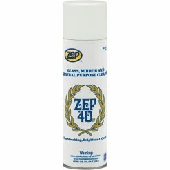 Zep 40 Glass, Mirror, & General Purpose Cleaner, 20 oz. Aerosol Can, 12 Cans/Case