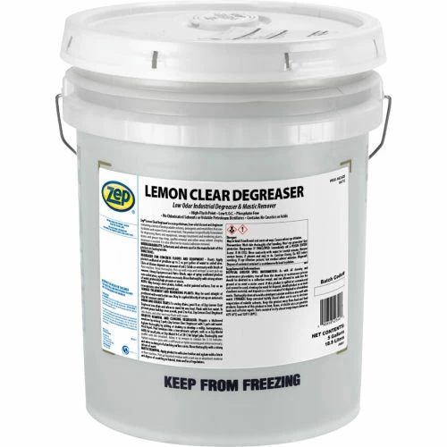 Zep Lemon Clear Degreaser, 5 Gallon Pail 3 Zep Lemon Clear Degreaser, 5 Gallon Pail