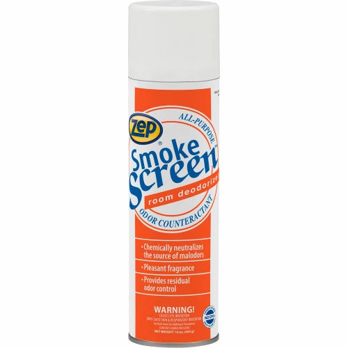 Zep® Smoke Screen Deodorizer, 16 oz. Aerosol Can, 12 Cans - 18701 3 Zep® Smoke Screen Deodorizer, 16 oz. Aerosol Can, 12 Cans - 18701