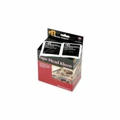 Advantus Tape Head Kleen Pad, Individually Sealed Pads, 80/box