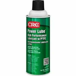 CRC Power Lube® Industrial High Performance Lubricant w/PTFE, 11 Oz, Aerosol, Petroleum Solvent - Pkg Qty 12