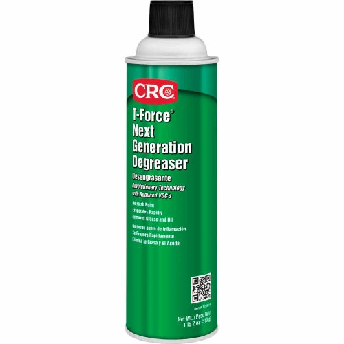 CRC T-Force® Next Generation Degreaser, 18 Wt Oz, Aerosol, HFC/DCE, Colorless - Pkg Qty 12 3 CRC T-Force® Next Generation Degreaser, 18 Wt Oz, Aerosol, HFC/DCE, Colorless - Pkg Qty 12