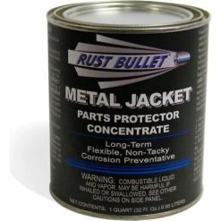 Rust Bullet Metal Jacket Coating Quart Can MJQ
