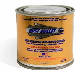 Rust Bullet Industrial Formula Rust Inhibitive Coating 1/4 Pint Can 24/Case RB09-C24