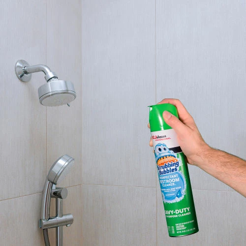 Scrubbing Bubbles® Disinfectant Restroom Cleaner, 25 oz. Aerosol Spray, 12 Cans - 313358 6 Scrubbing Bubbles® Disinfectant Restroom Cleaner, 25 oz. Aerosol Spray, 12 Cans - 313358 - Image 4