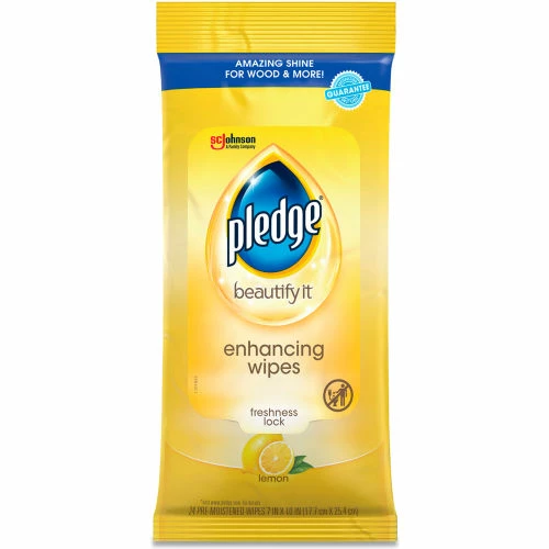 Pledge® Beautify Lemon Enhancing Wipes 24 Wipes/Pack 4 Pledge® Beautify Lemon Enhancing Wipes 24 Wipes/Pack - Image 2