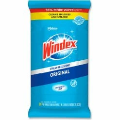 Windex Orginal Glass Wipes 38/pack, Single Pack