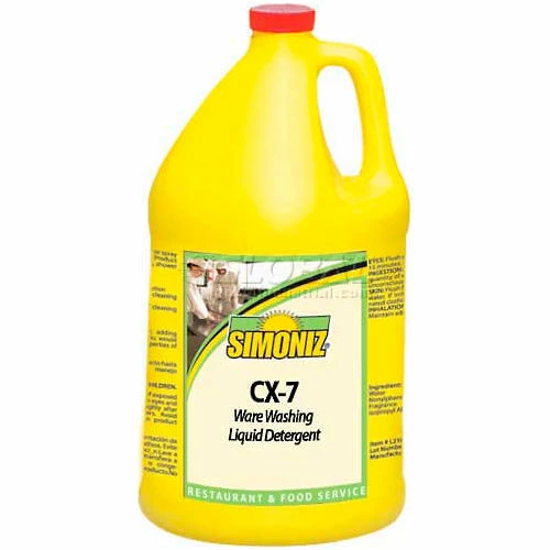 Simoniz® CX-7 Ware Washing Liquid Detergent, 5 Gallon Pail - C0700005 3 Simoniz® CX-7 Ware Washing Liquid Detergent, 5 Gallon Pail - C0700005