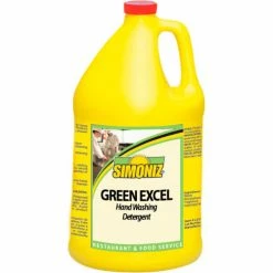 Simoniz® Green Excel Liquid, All-Purpose H& Dishwashing Detergent Gal Bottle, 4/CS - G1378004
