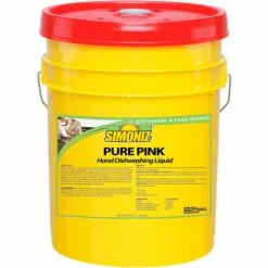 Simoniz Manual Pure Pink Dish Detergent Liquid, Pleasant, 5 Gallon Pail - P2705005