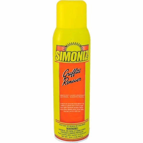 Simoniz Grafitti/Stain Remover, 20 oz. Aerosol Can, 12 Cans - S3346012 3 Simoniz Grafitti/Stain Remover, 20 oz. Aerosol Can, 12 Cans - S3346012