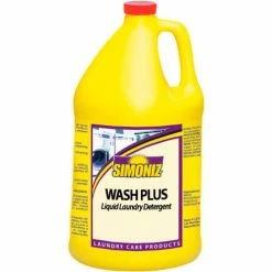 Simoniz® Wash Plus Liquid Laundry Detergent Gallon Bottle, 4 Bottles - W4200004