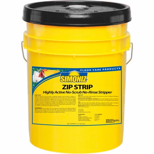 Simoniz® Zip Strip No Scrub No Rinse Floor Stripper, 5 Gallon Pail - Z60500005 3 Simoniz® Zip Strip No Scrub No Rinse Floor Stripper, 5 Gallon Pail - Z60500005
