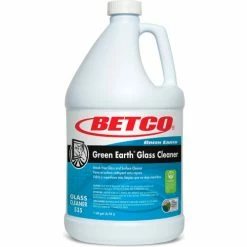 Betco Green Earth Glass Cleaner, Gallon Bottle, 4 Bottles - 53504-00