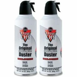 Falcon® Dust Off Premium Air Dusters, DPNXL2, 10 Oz., 2/Pk