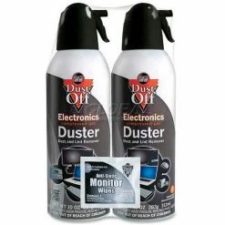 Falcon® Dust-Off XL Compressed Gas Duster, DSXLPW, 10 Oz., 2/Pk